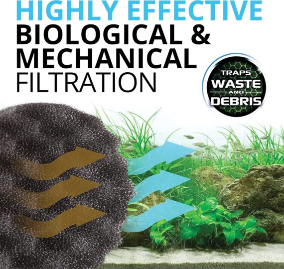 Fluval FX Bio-Foam BLACK (2 pack) - For FX2, FX4, FX5 and FX6 - Image 3