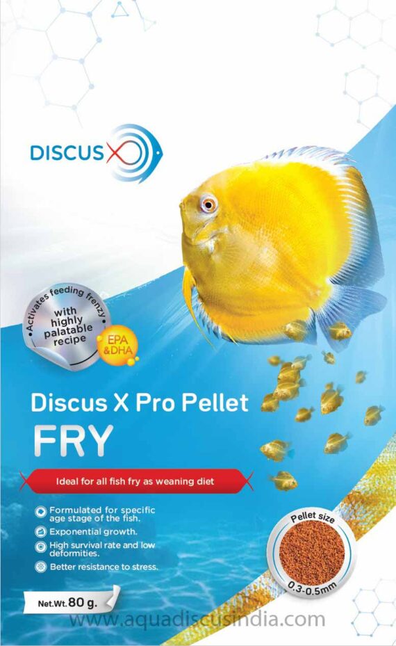 DiscusX Pro FRY - EPA & DHA Rich Weaning Pellet 0.3-0.5mm (For fish size <4 cm)