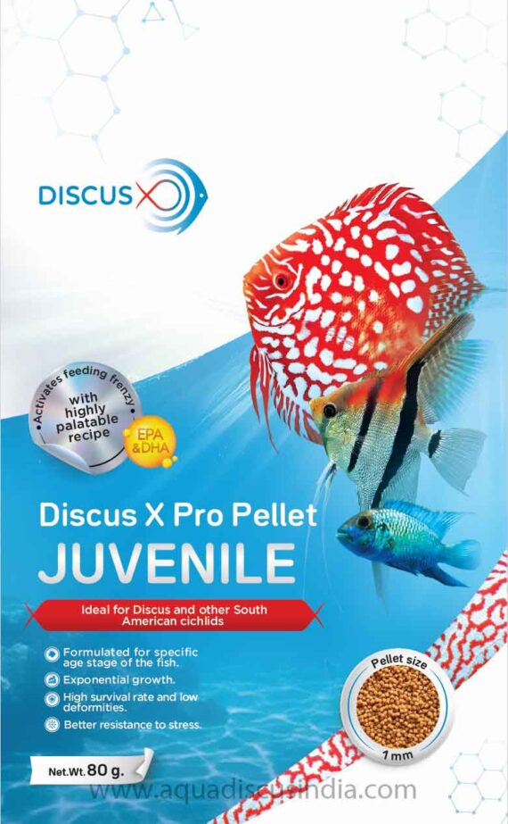 DiscusX Pro JUVENILE (aka GrowX3) - EPA & DHA Rich Nursing Pellet 1mm (For fish size 9-15 cm)