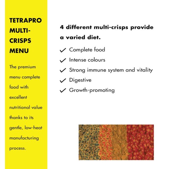 TetraPRO Multi-Crisps Menu - Energy, Color, Growth and Algae Multi Crisps with Prebiotics - Image 2