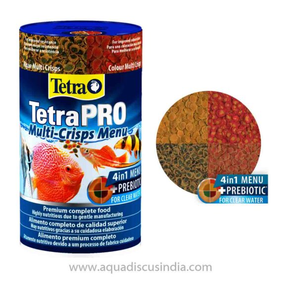 TetraPRO Multi-Crisps Menu - Energy, Color, Growth and Algae Multi Crisps with Prebiotics