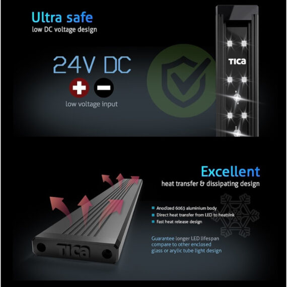 TICA Ultra Color LED Series with Built-In Dimmer - Color Up Your Fish - Image 4