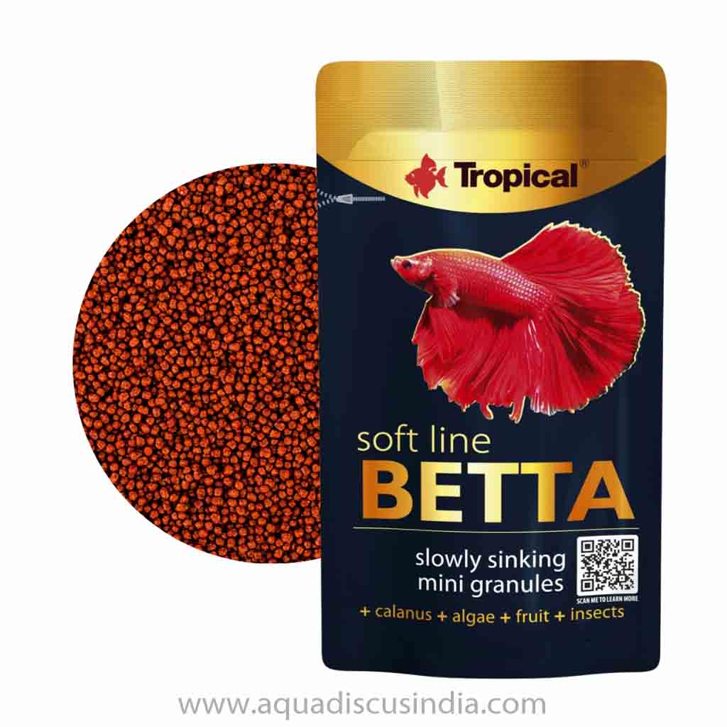 Tropical Soft Line Betta (Sinking Mini-Granules) - Premium Food For Betta Fish